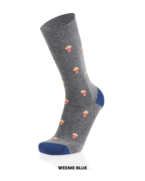 Popcorn Grey Socks