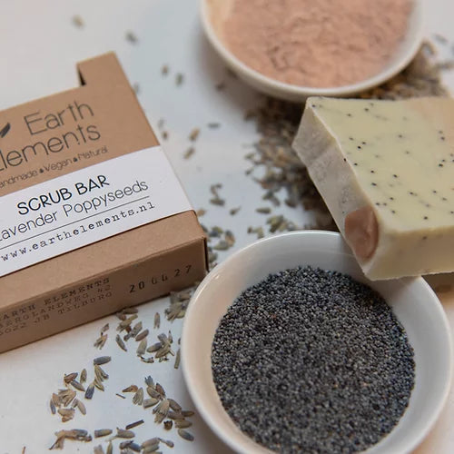 Scrub Bar Lavender Poppyseeds 70g