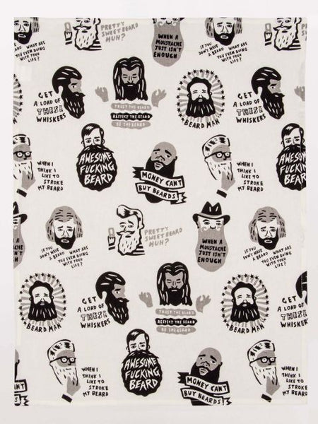 Awesome Fucking Beard Dish Towel