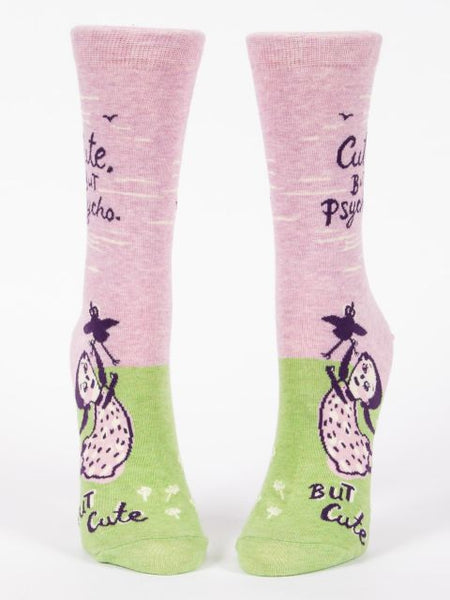 Cute but psycho W-Crew Socks