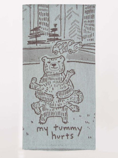 My Tummy Hurts Dish Towel