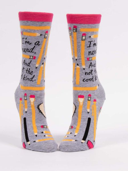 I'm a Nerd W-Crew Socks