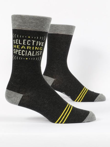 Selective Hearing Specialist M-Crew Socks