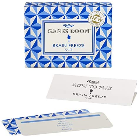 Ridley's Games Room Brain Teasers 140 Trivia Question Cards