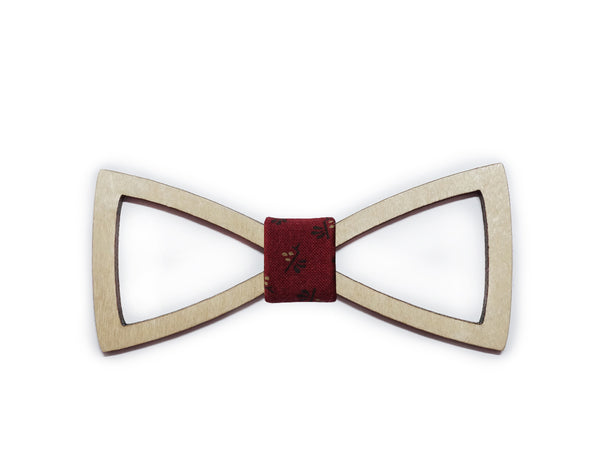 Wooden bow-ties with cut-outs (various styles)