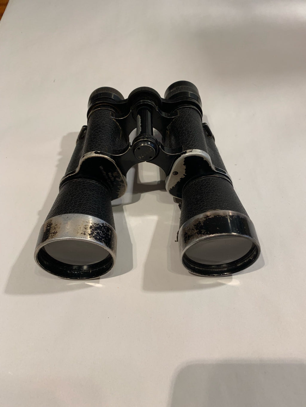 Metal vintage black binoculars