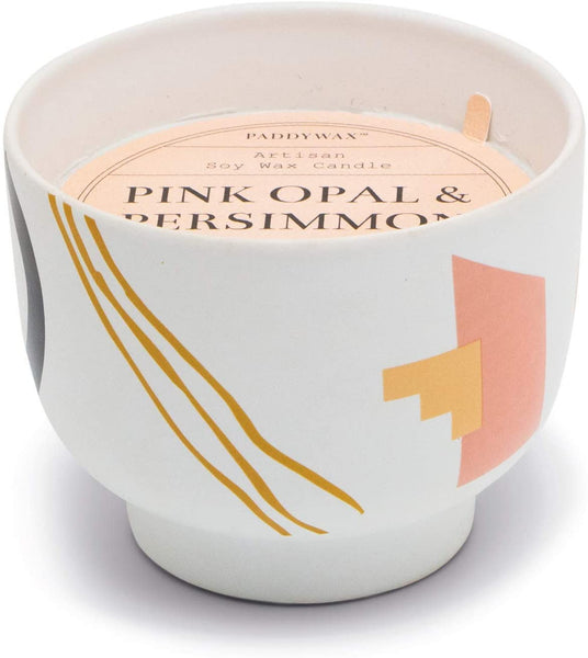 Large Wabi Sabi Candle - Pink Opal + Persimmon (340g)