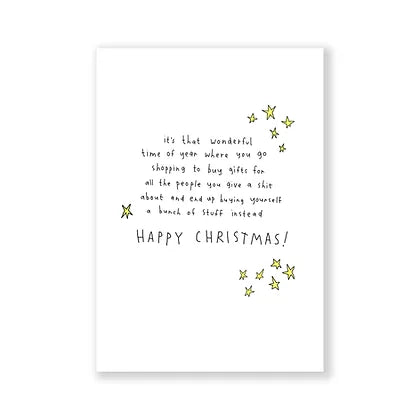 Christmas Card: Wonderful time of year A6