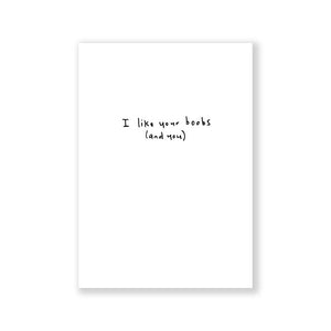 I like your Boobs greeting card A6