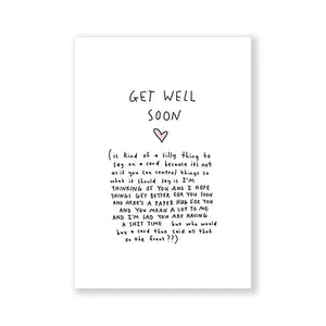 Get well soon card A6
