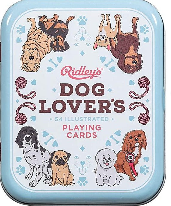 Dog Lover’s Playing Cards in a tin