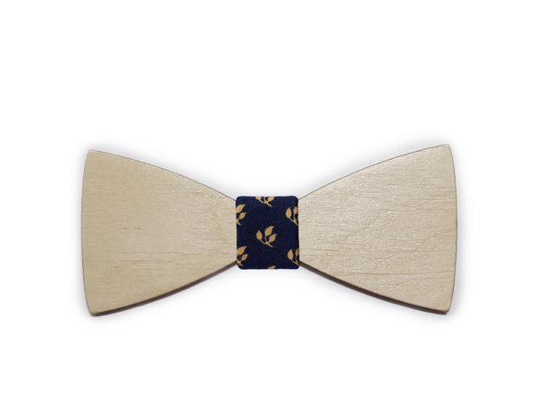 Double and plain solid wooden bow-ties (various colours)