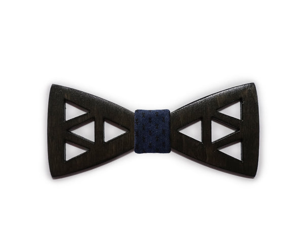 Wooden bow-ties with cut-outs (various styles)