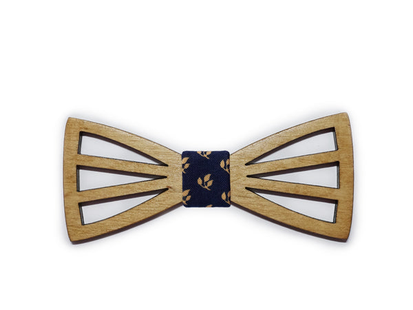 Wooden bow-ties with cut-outs (various styles)