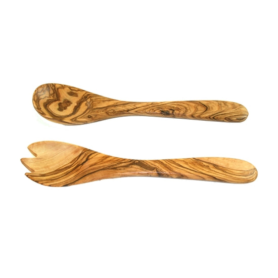 Small salad servers - 21 cm ( olive wood )