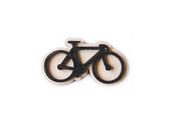 Bicycle brooches (various colours)