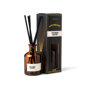 Apothecary Amber Glass Diffuser Persimmon & Chestnut 89ml