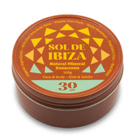 Face & Body Plastic Free Tin - Natural Mineral Sunscreen SPF30