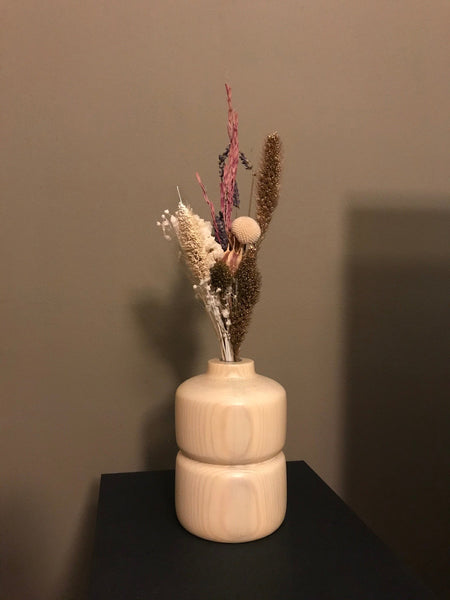 Wooden vase