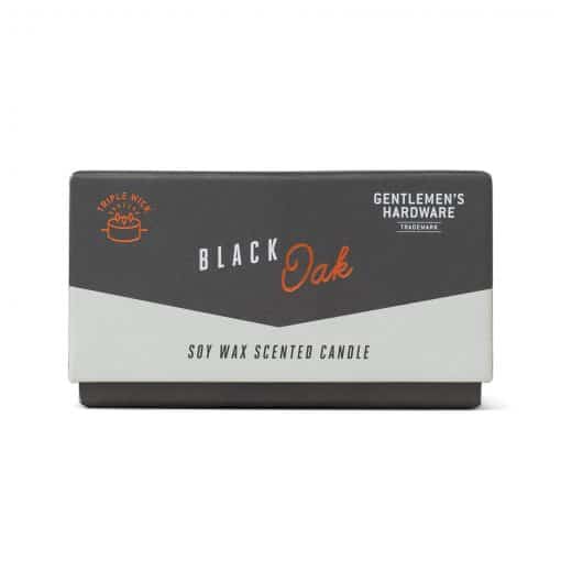 Concrete Candle Black Oak 7oz