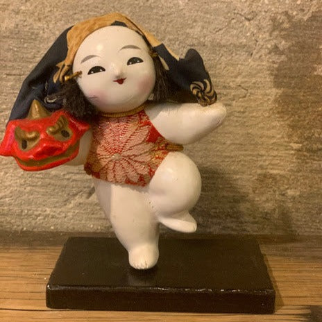 Dancing fujimusume Vintage doll