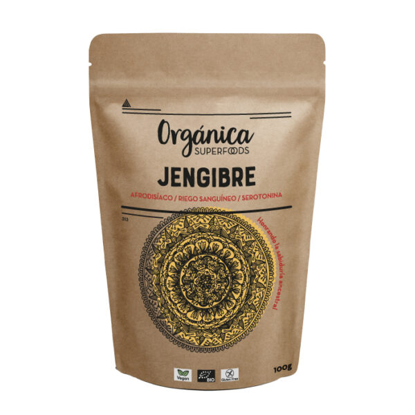 Organic Jengibre Powder 100g (Ginger)