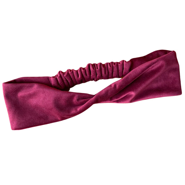 Red Twist Knot Headband