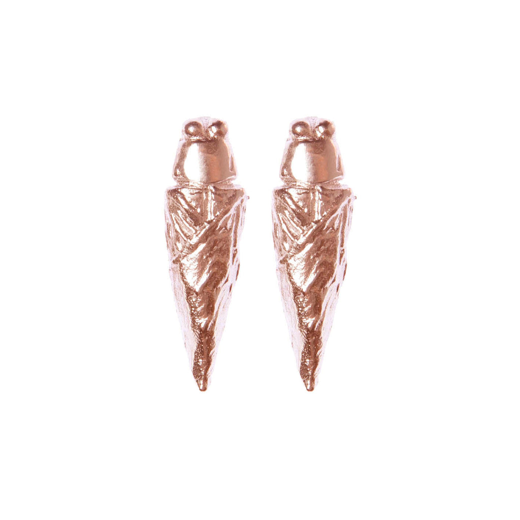 Rose Gold Cocoon Earrings