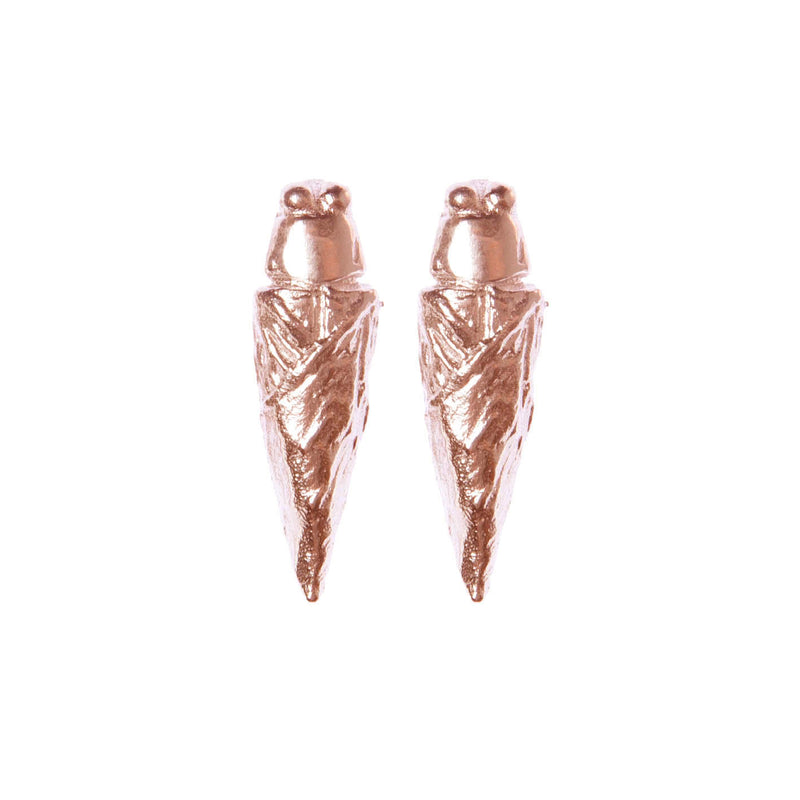 Rose Gold Cocoon Earrings