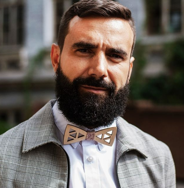 Wooden bow-ties with cut-outs (various styles)