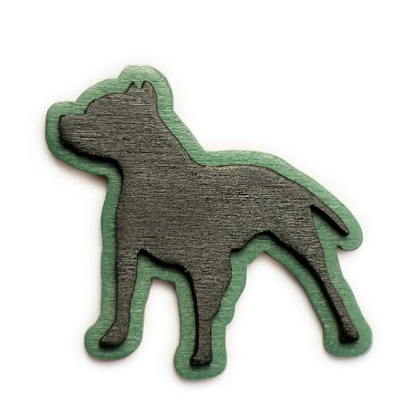 Dog brooches (various colours)