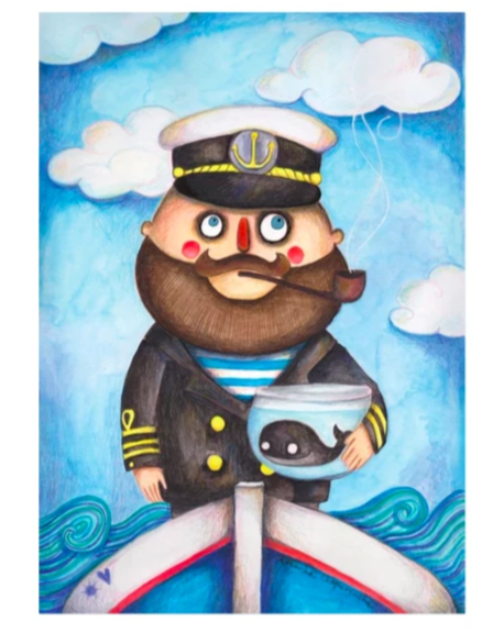 Captain A6 postcard