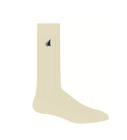 Sailboat Bege Socks