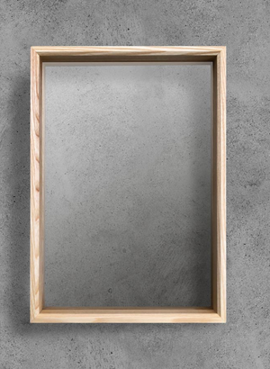 Wood Frame "Curiosity Cabinet"