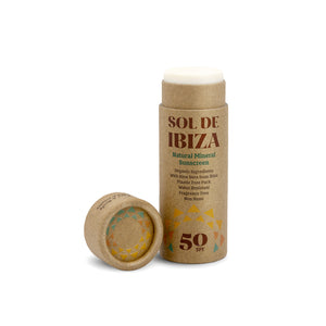 Face & Body Plastic Free Stick - Natural Mineral Sunscreen SPF50