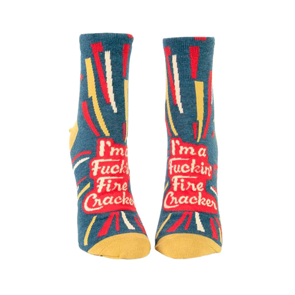 Fuckin' Firecracker Ankle Socks