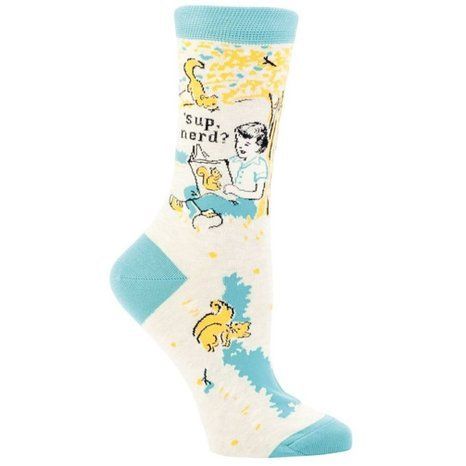 Sup Nerd W-Crew Socks