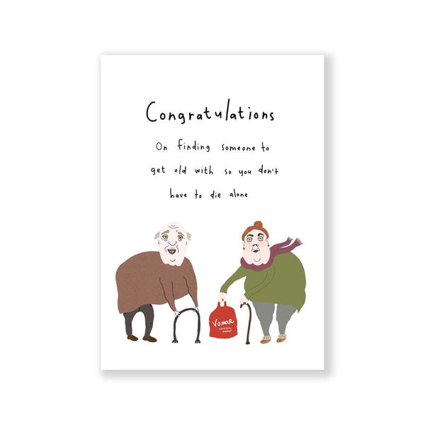 Congratulations on finding someone Greeting Card A6