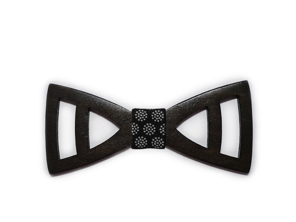 Wooden bow-ties with cut-outs (various styles)