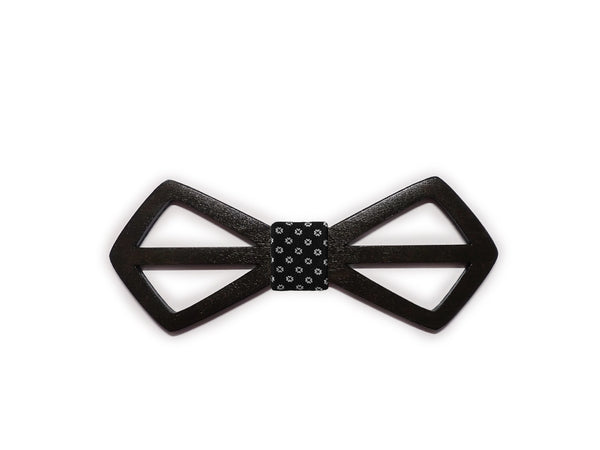 Wooden bow-ties with cut-outs (various styles)