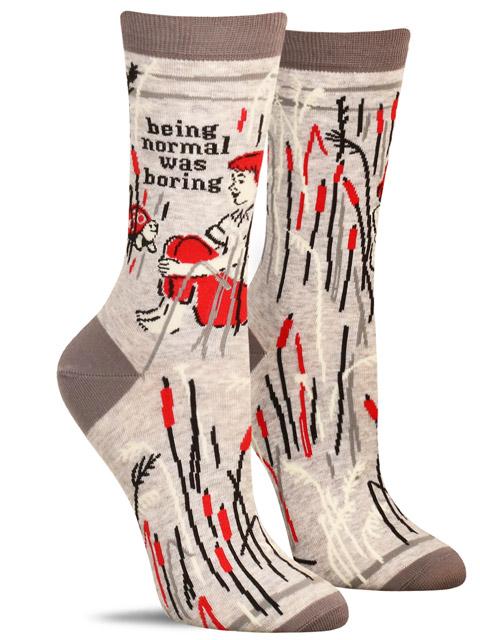 Being Normal Was Boring W-Crew Socks
