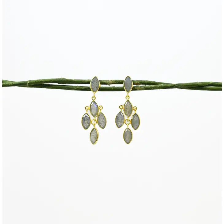 Cluster Earrings - Gold