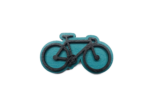 Bicycle brooches (various colours)