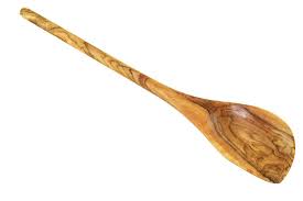 30 cm wooden spoon with corner