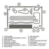 Credit Card Tool Titanium Finish