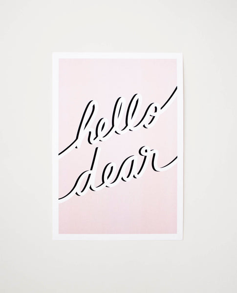 Jonesie gift card - Hello Dear