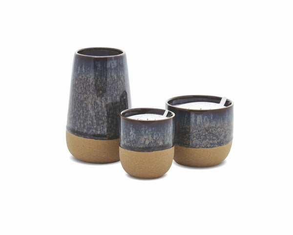 Glaze Ceramic Candle - Black: Black Fig + Rose - 170g