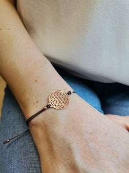 Flower of Life alternative Bracelet - pure copper