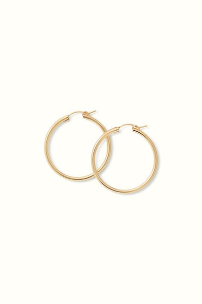 William Medium Large Hoop Gold Filled