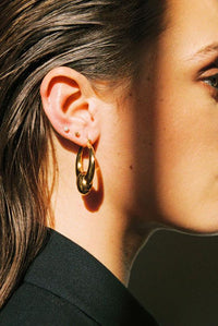 Zoe Zirconia Stud Earring Gold Filled